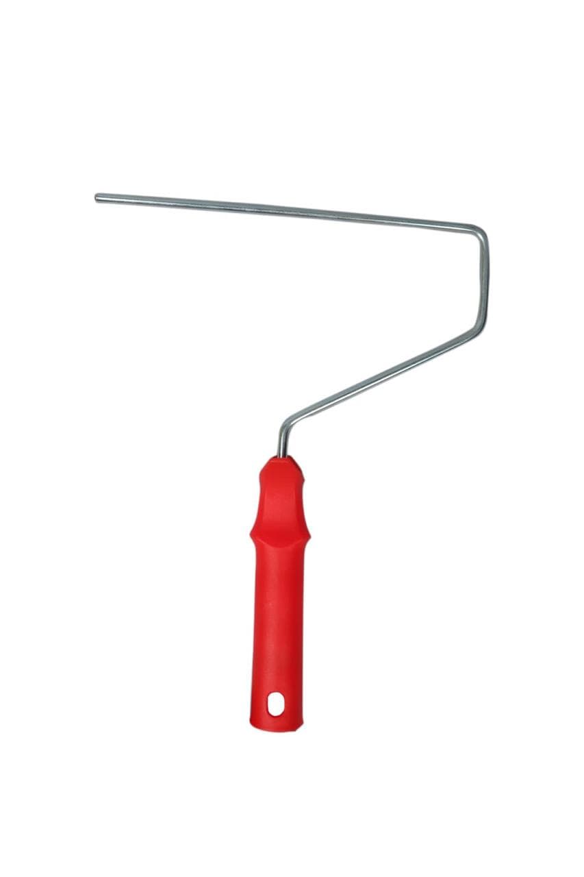 Single-Wire Heavy-Gauge Paint Roller Handle (Red) thumbnail 2